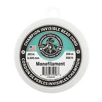 Gudebrod 0.012" x 656ft. Monofilament Champion Invisible Bead Cord