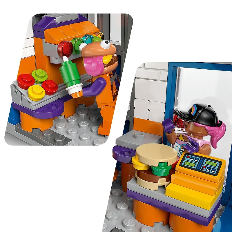 LEGO® Fortnite® Durrr Burger Restaurant Video Game Toy 77076