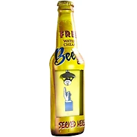 Free Beer Wall Mounted Bottle Opener & Cap Catcher
