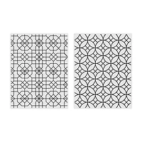 Geometric Embossing Folders Set by Recollections™
