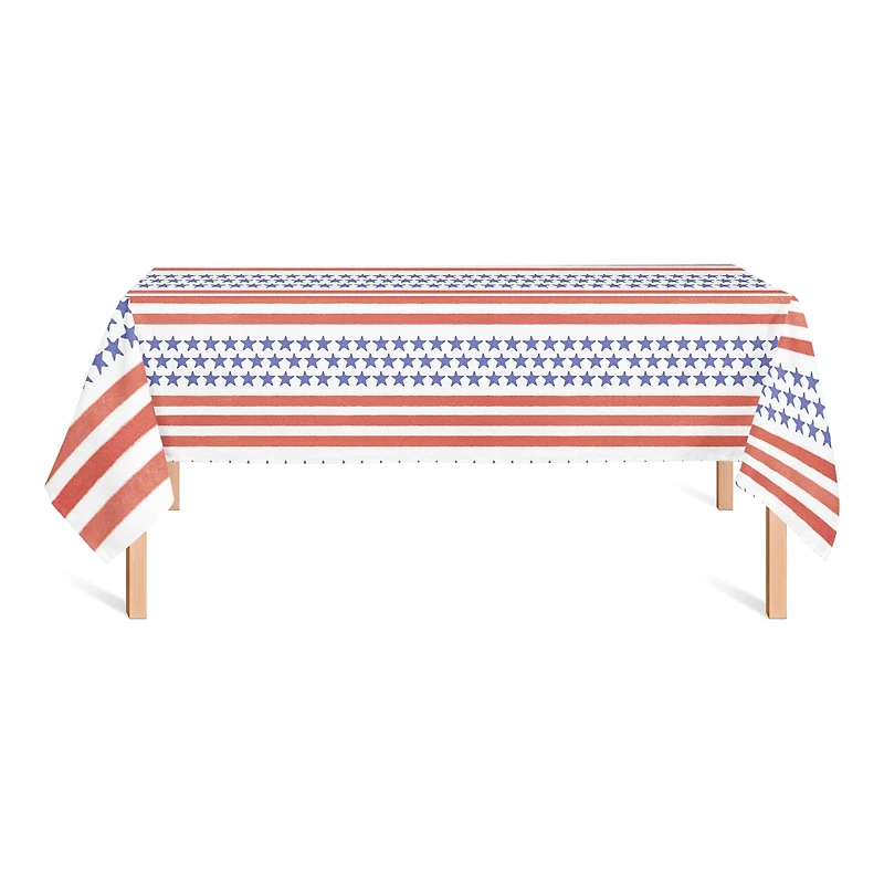 Simple Stars & Stripes Tablecloth