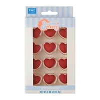 PME Cake Sweet Street® Red Hearts Icing Decorations
