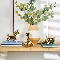 Ceramic Balloon Animals Tabletop Sculpture Set