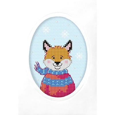 Orchidea Fox Counted Cross Stitch Kit
