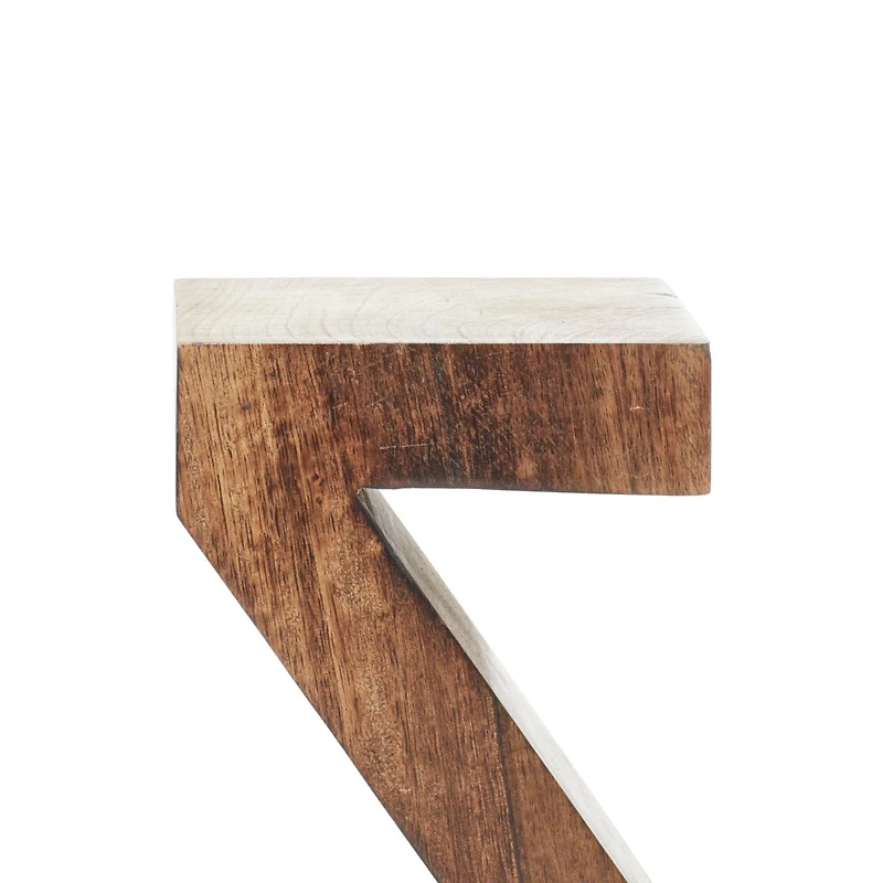 CosmoLiving by 8" Cosmopolitan Contemporary A & Z Dolomite Bookend Set