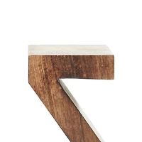 CosmoLiving by 8" Cosmopolitan Contemporary A & Z Dolomite Bookend Set