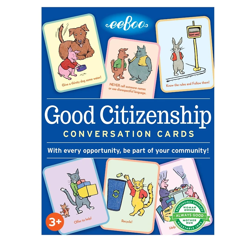 eeBoo Good Citizenship Conversation Flash Cards