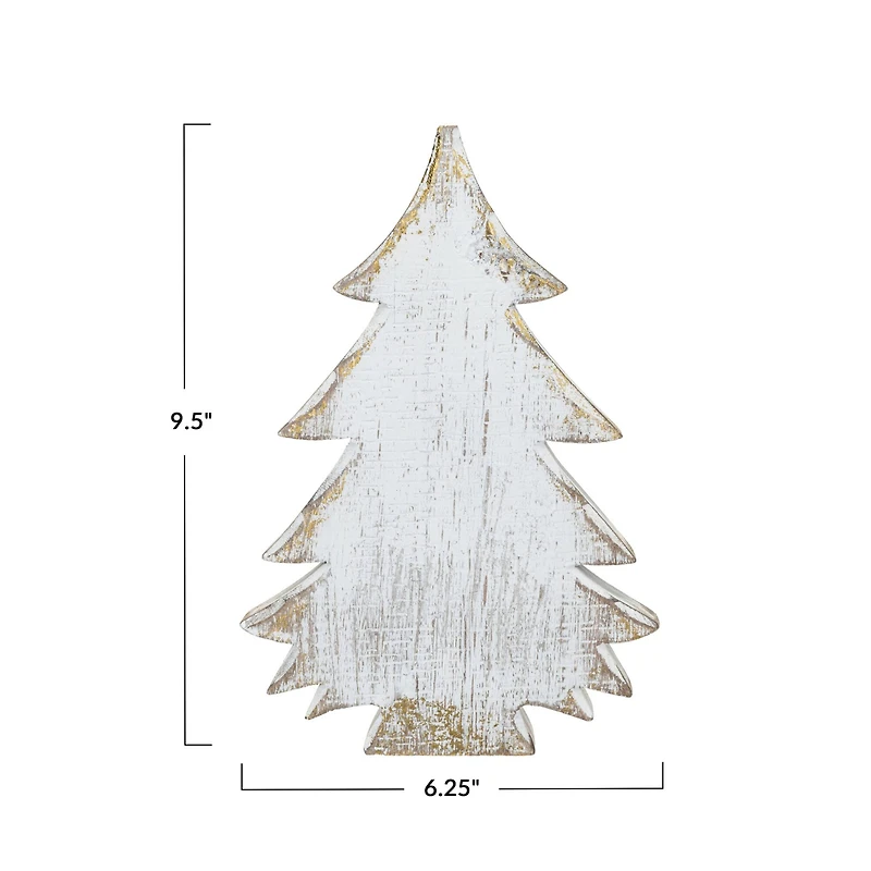 Hello Honey® 9.5" Distressed White Christmas Tree