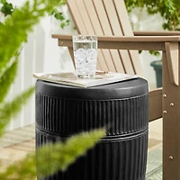 Glitzhome® 18.5" Multi-Functional Textured Garden Stool