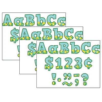 Teacher Created Resources Lemon Zest Bold Block Letters, 3 Packs of 230