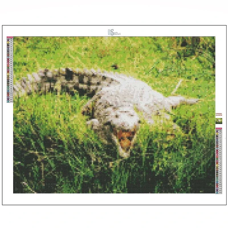 Sparkly Selections Crocodile on the Nile River Diamond Painting Kit, Square Diamonds