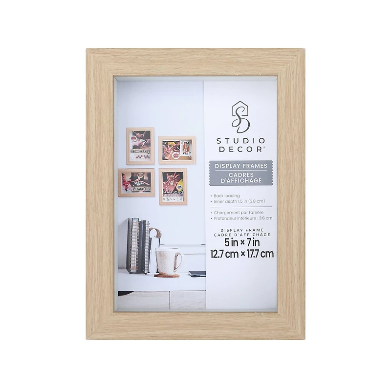 4 Pack 5" x 7" Natural Display Frame by Studio Décor®