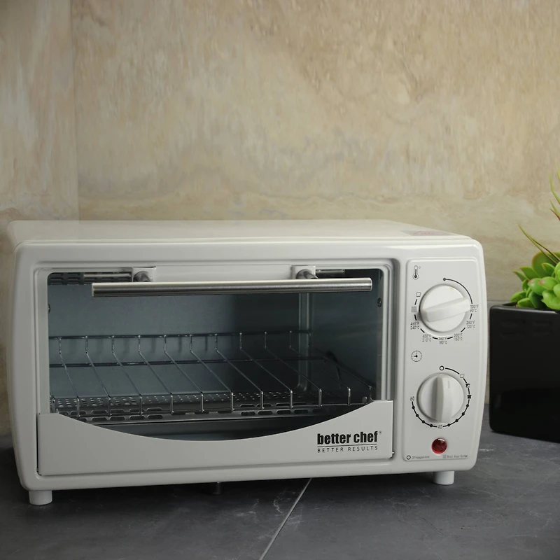 Better Chef 9L White Toaster Oven Broiler