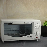 Better Chef 9L White Toaster Oven Broiler