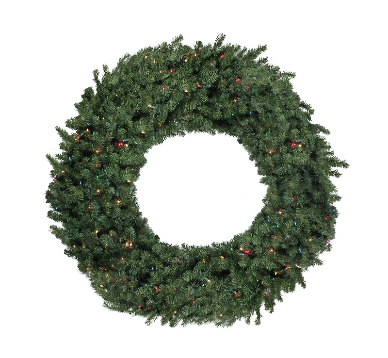 5ft. Pre-Lit Commercial Canadian Pine Artificial Christmas Wreath
