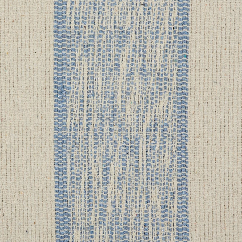 DII® Stonewash Blue Variegated Stripe Recycled Yarn Rug Set, 2ft. x 3ft.