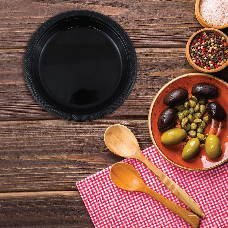 JAM Paper 9" Plastic Party Plates