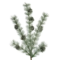 38" Snowy Pinecone Branch Stem by Ashland®