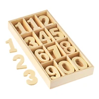 1.5" Punch Cut Wood Numbers Set by Make Market®