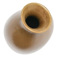 Hello Honey® 10" Speckled Reactive Glaze Organic Shaped Stoneware Vase