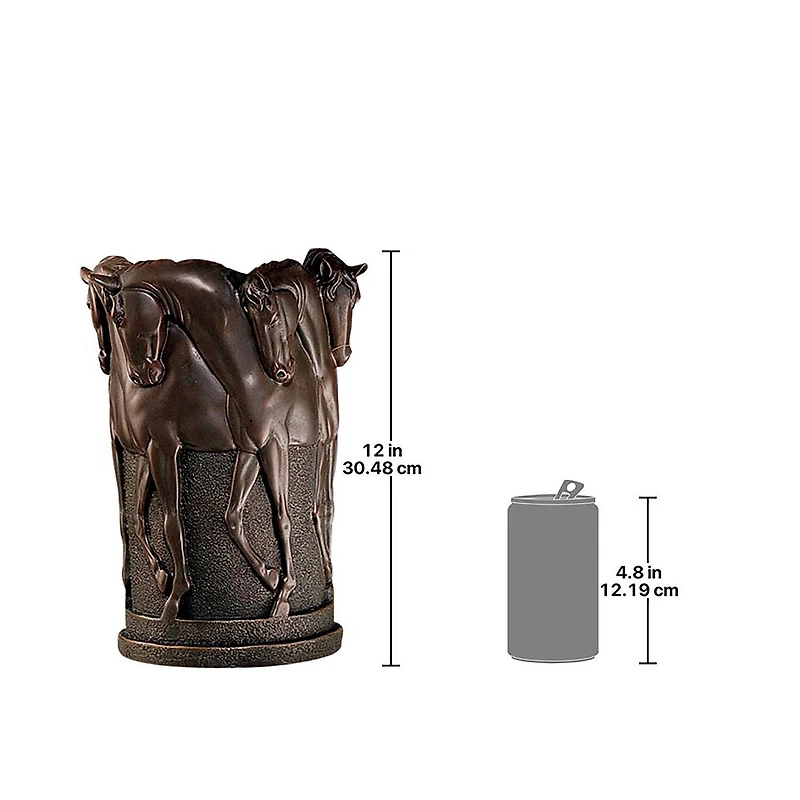 Design Toscano 12" The Six Stallions of the Hippodrome Vase