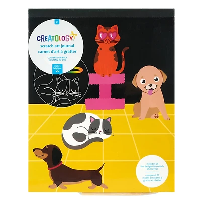 Dogs & Cats Scratch Art Journal by Creatology™