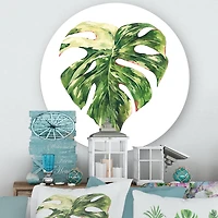 Designart - Tropical Green Leaves In Summer Times III