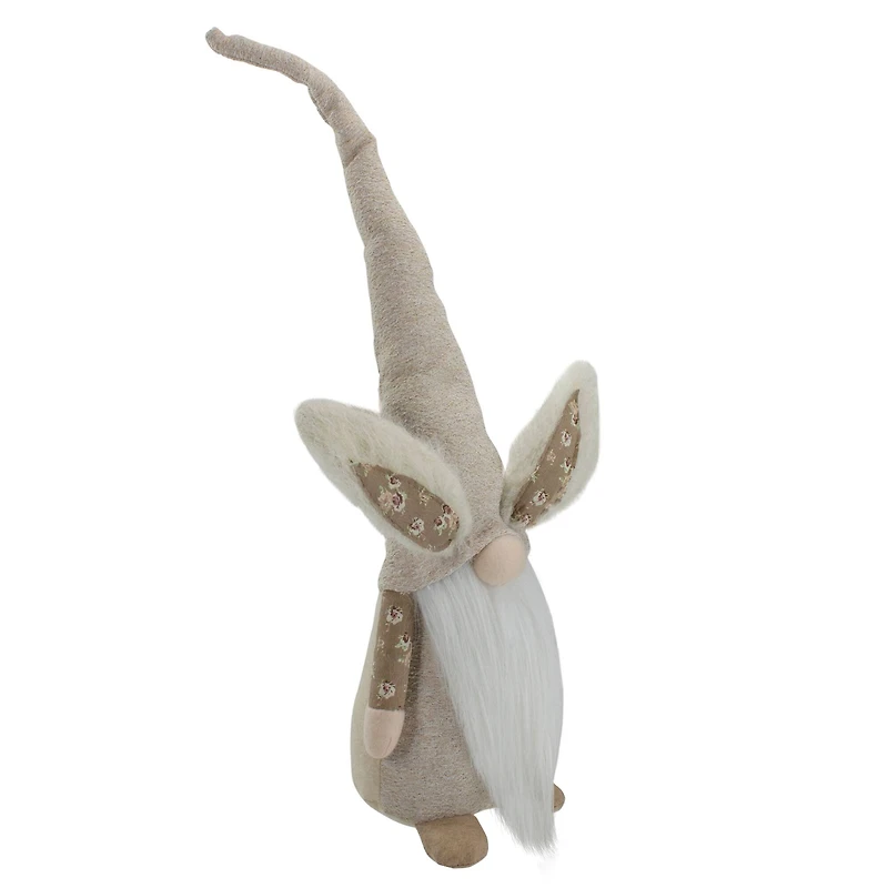 20" Spring Floral Easter Bunny Gnome Figure