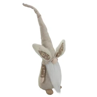 20" Spring Floral Easter Bunny Gnome Figure
