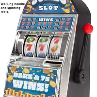 Toy Time Burning 7s Tabletop Slot Machine Coin Bank