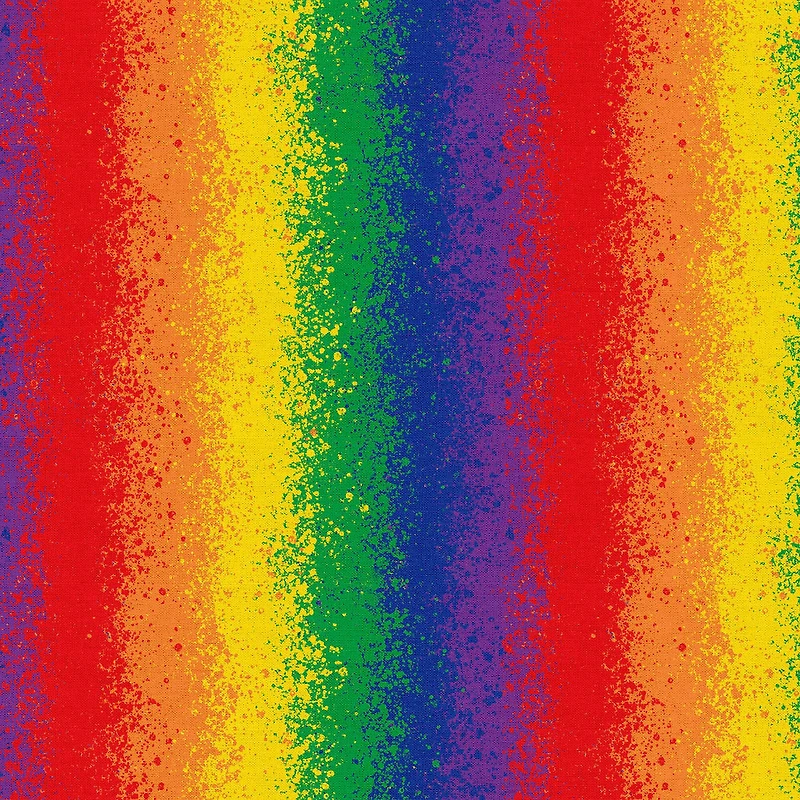 Fabric Editions Rainbow Ombre Cotton Fabric