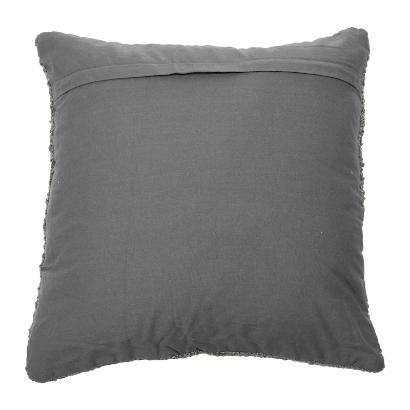 Hello Honey® Gray Square Boucle Cotton Pillow Cover