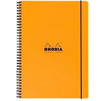 Rhodia® Orange Elasti Book, 9" x 11.75"