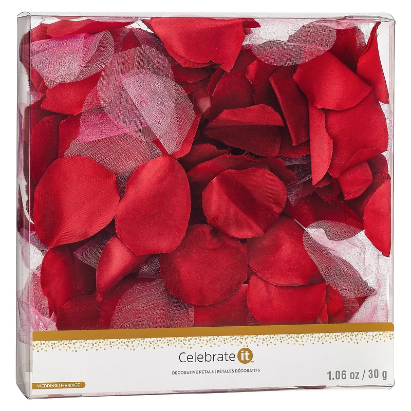 12 Pack: Red Decorative Rose Petals by Celebrate It™ Occasions™