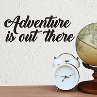 Leisure Arts® Vinyl Adventure is Out There Black Wall Decal