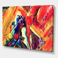 Designart - Oil On Canvas Textured Composition III