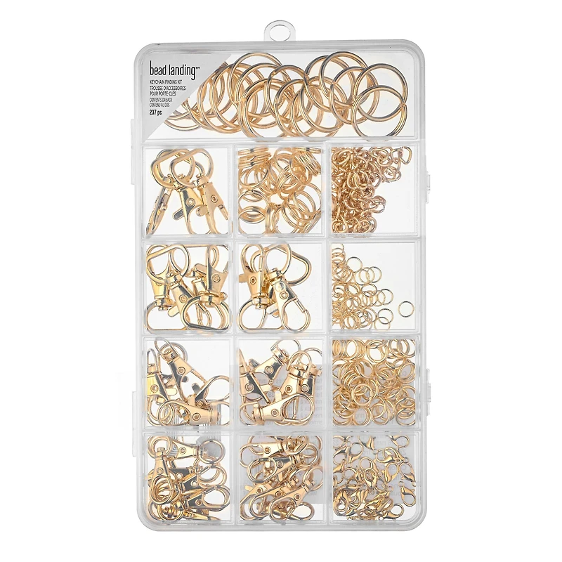Gold Keychain-Making Findings Kit by Bead Landing™