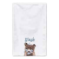 Bear Washing Face 16" x 25" Towel Set