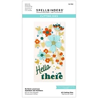 Spellbinders® Be Bold Lowercase Alphabet & Numbers Etched Dies