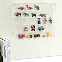 Clear Front Loading Mini Figure Shadow Box with Shelves by Studio Décor®