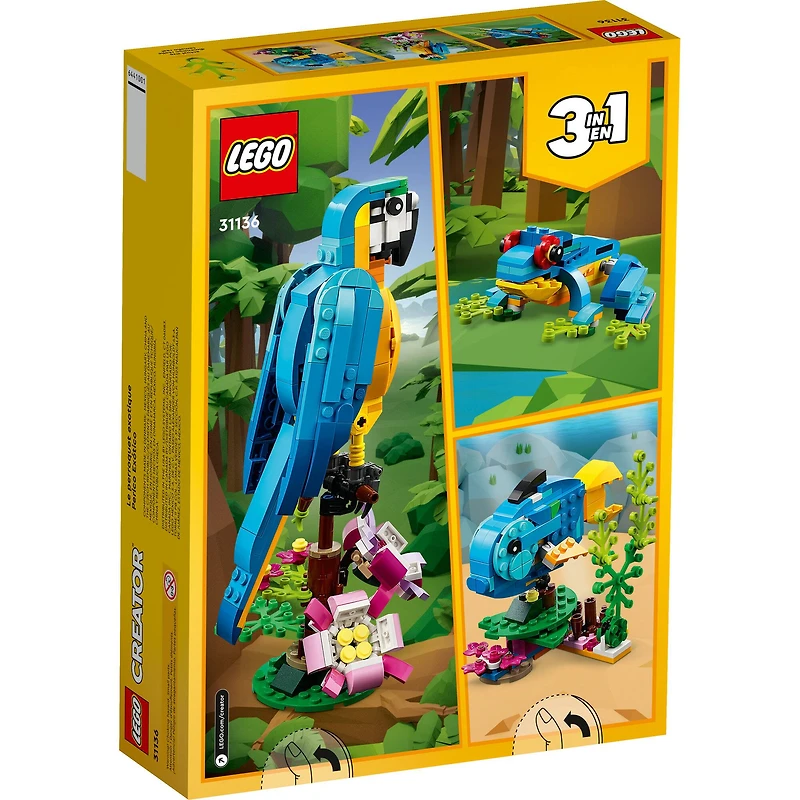LEGO® Creator Exotic Parrot 31136 Building Toy Set (253 Pieces)