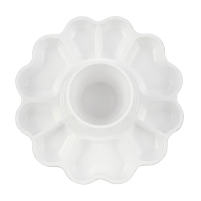 8.25" White Paint & Water Cup Tray by Craft Smart™