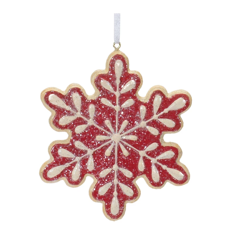 Gingerbread Snowflake Cookie Ornament Set