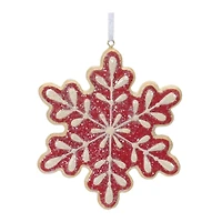 Gingerbread Snowflake Cookie Ornament Set