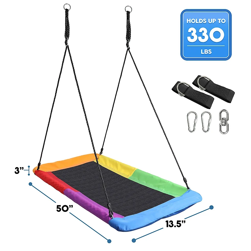 Sorbus Indoor & Outdoor Saucer Swing