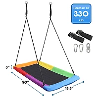 Sorbus Indoor & Outdoor Saucer Swing