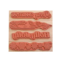 Holly Jolly Wood Stamp Set by Recollections™