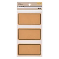 12 Packs: 12 ct. (144 total) Rectangle Kraft Labels by Recollections™