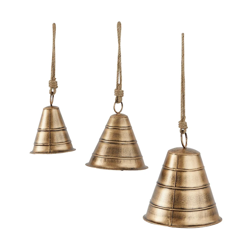 Metal Bohemian Decorative Cowbells Set