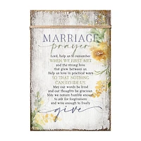 Marriage Prayer Plaque with Easel and Wall Hanger